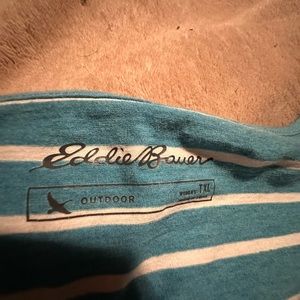 Blue and white long sleeve